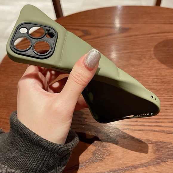 Green Puffer IPhone Case - Picture 3 of 5